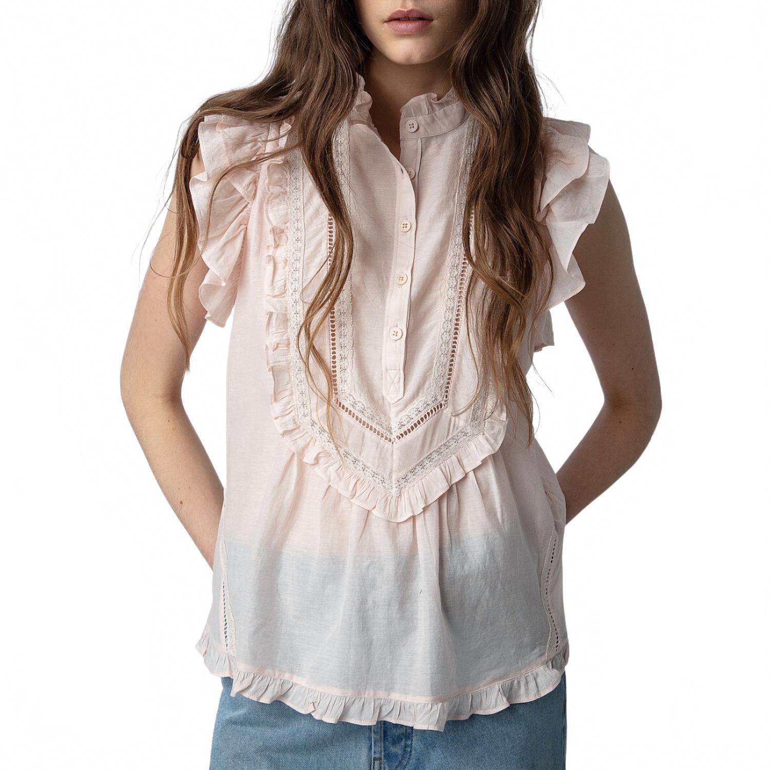 New Zadig & Voltaire Women's Tama Top In Dolls